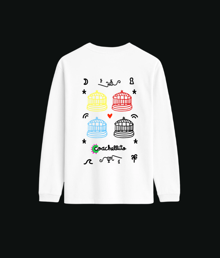 T-shirt manches longues COACHELLITO x MAISON BON FEU - Le Kiosk